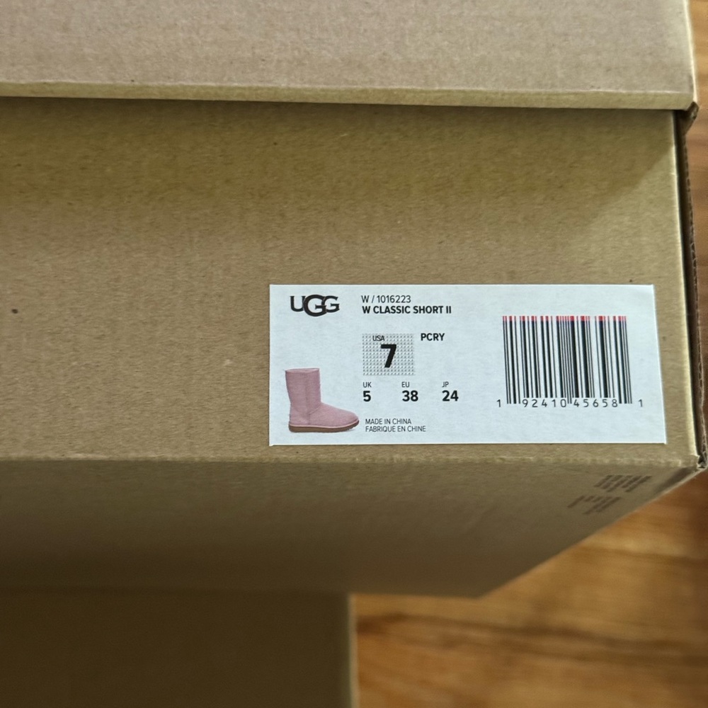 UGG Classic Short II Blush Boots